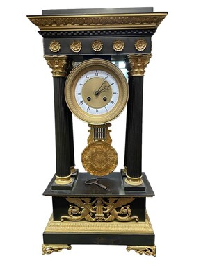 Large Pendulum Clock Portique 